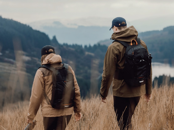 Collection Nordic Drift — sacs à dos et textile outdoor personnalisables